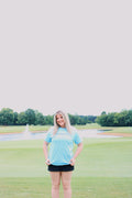 The Maya Hydrangea Blue Tee Shirt