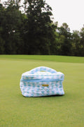Large Blue Floral Toiletry Pouch