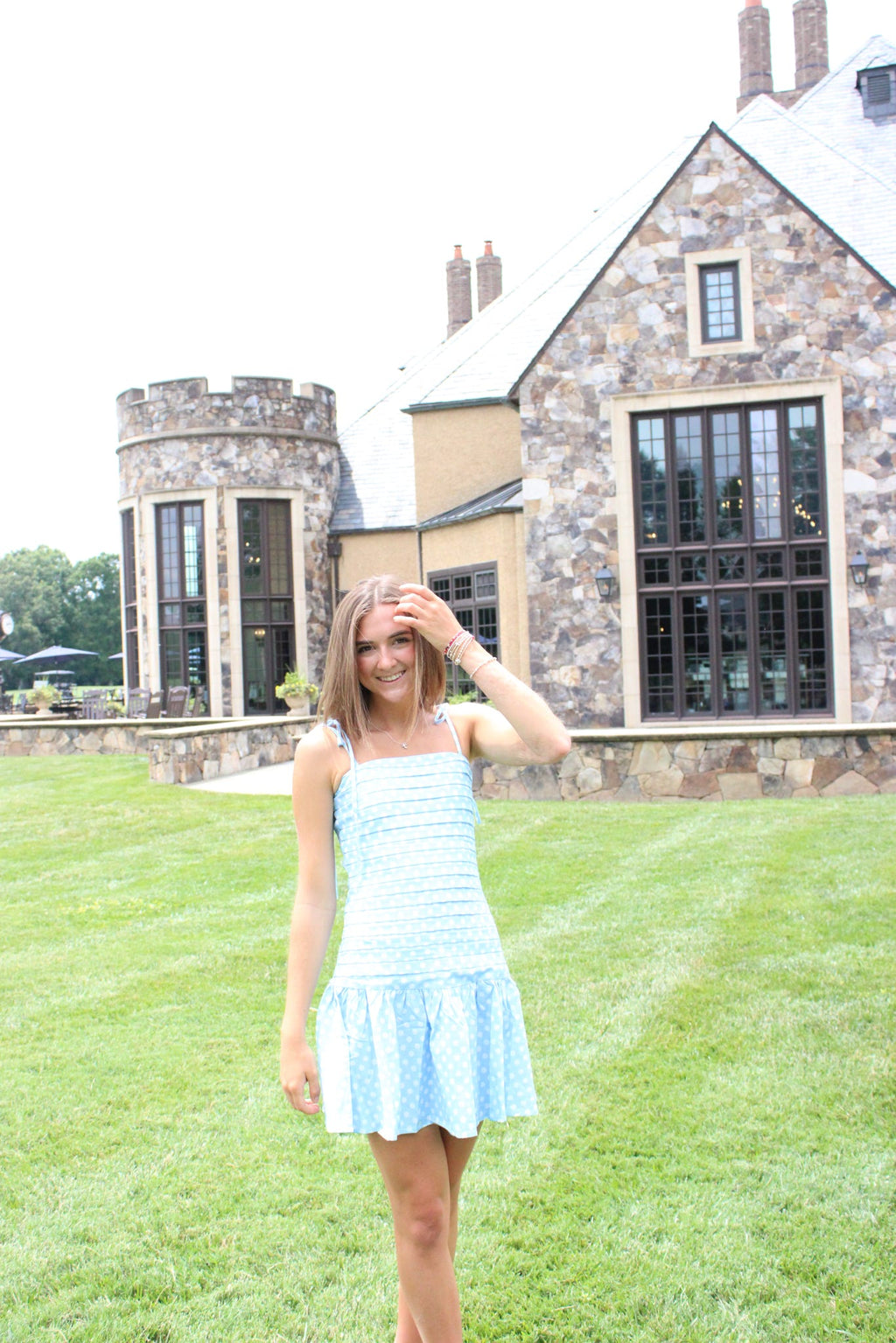 The Rowan Poka Dot Gameday Dress