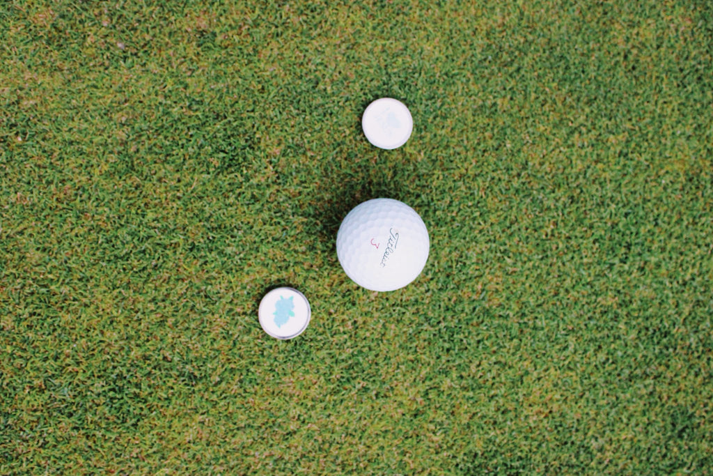 Hydrangea Blue Golf Ball Markers
