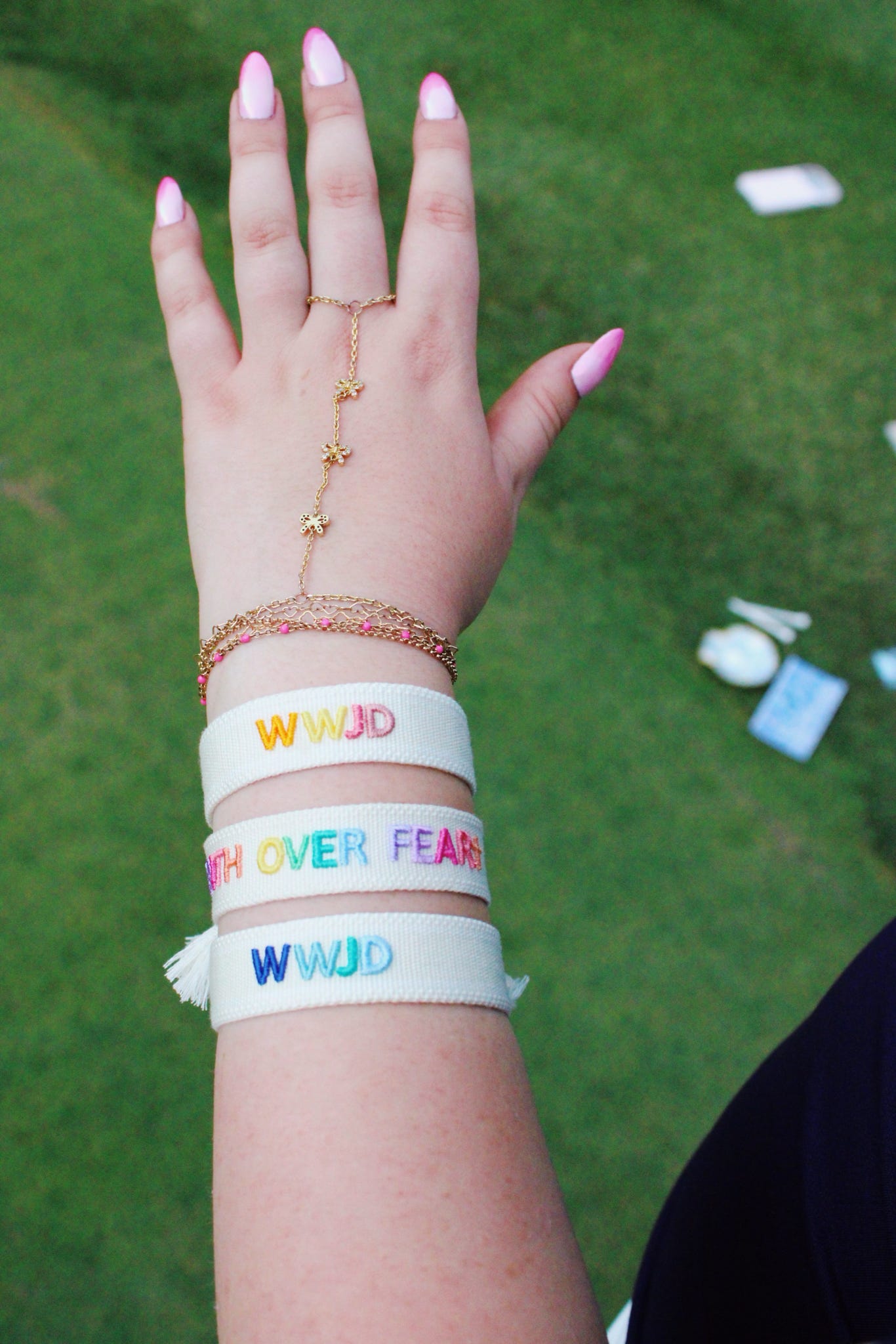 Embroidered Woven Bracelets