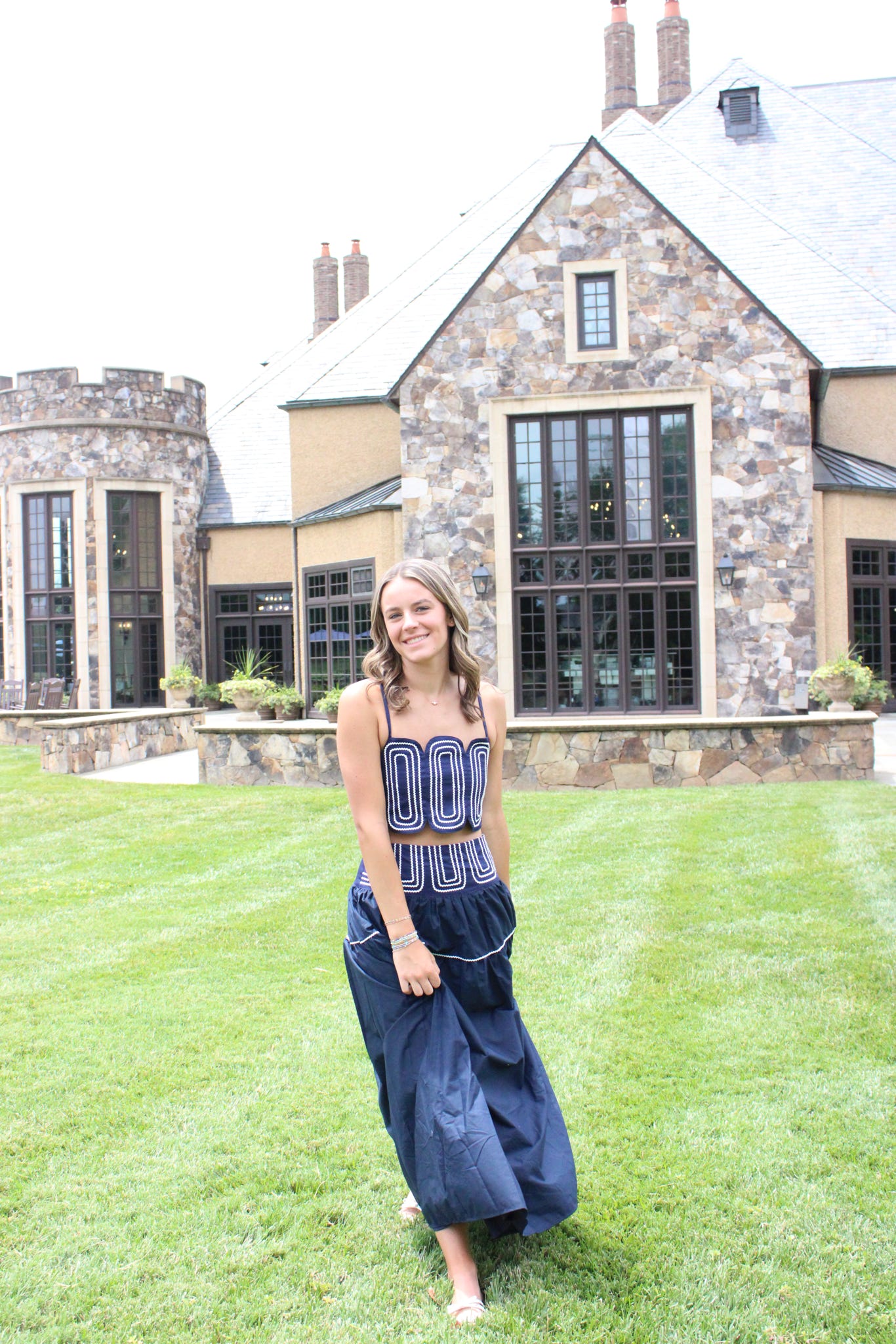 The Hannah Navy Gameday Set