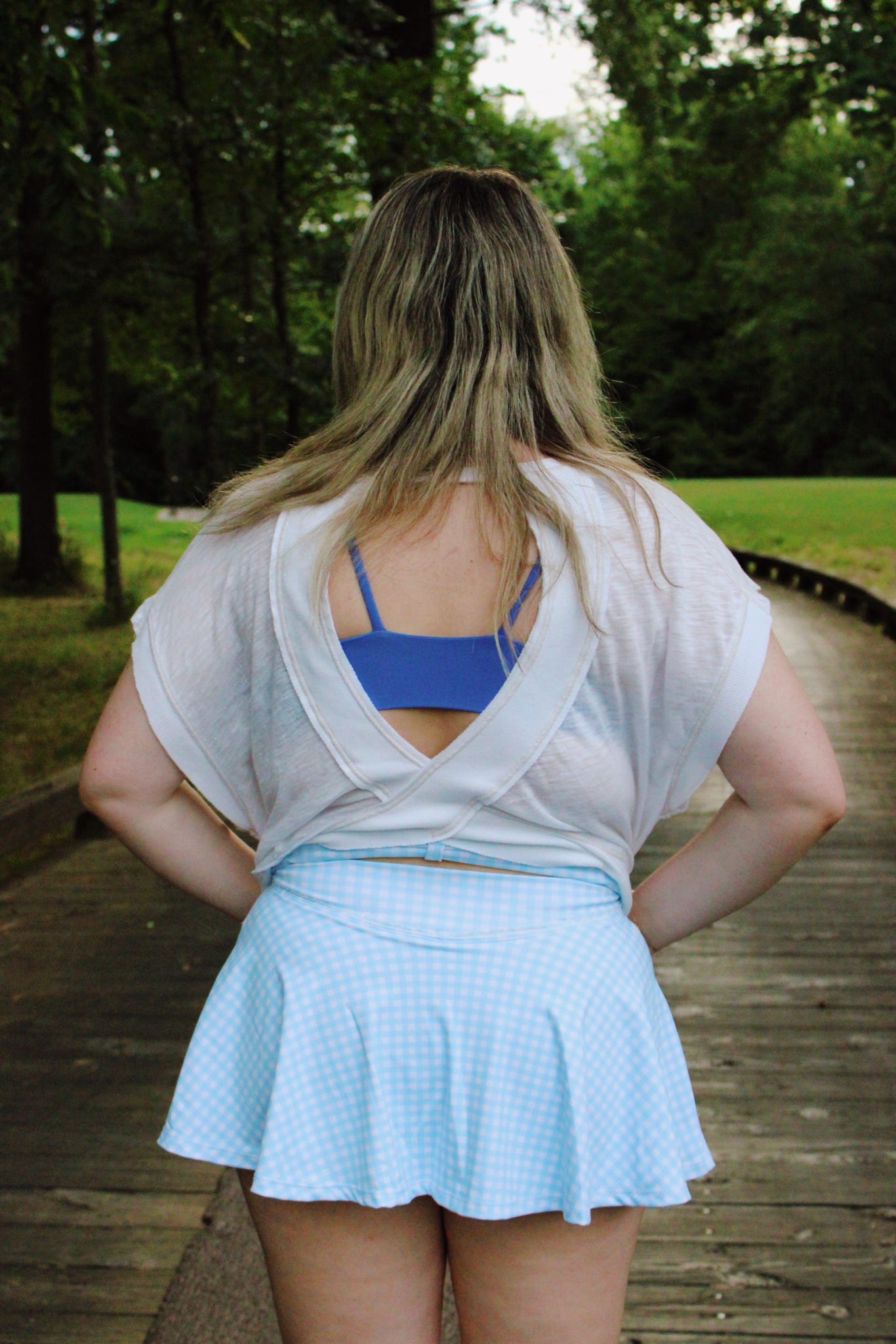 Jessica Gingham Skirt
