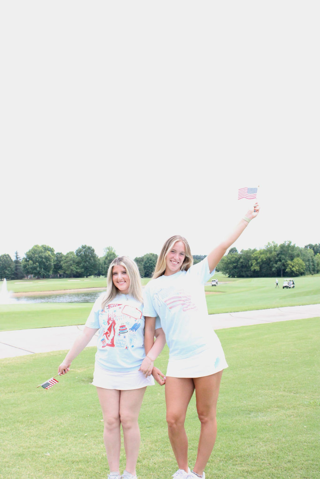 USA Sticker Patch Graphic Tee
