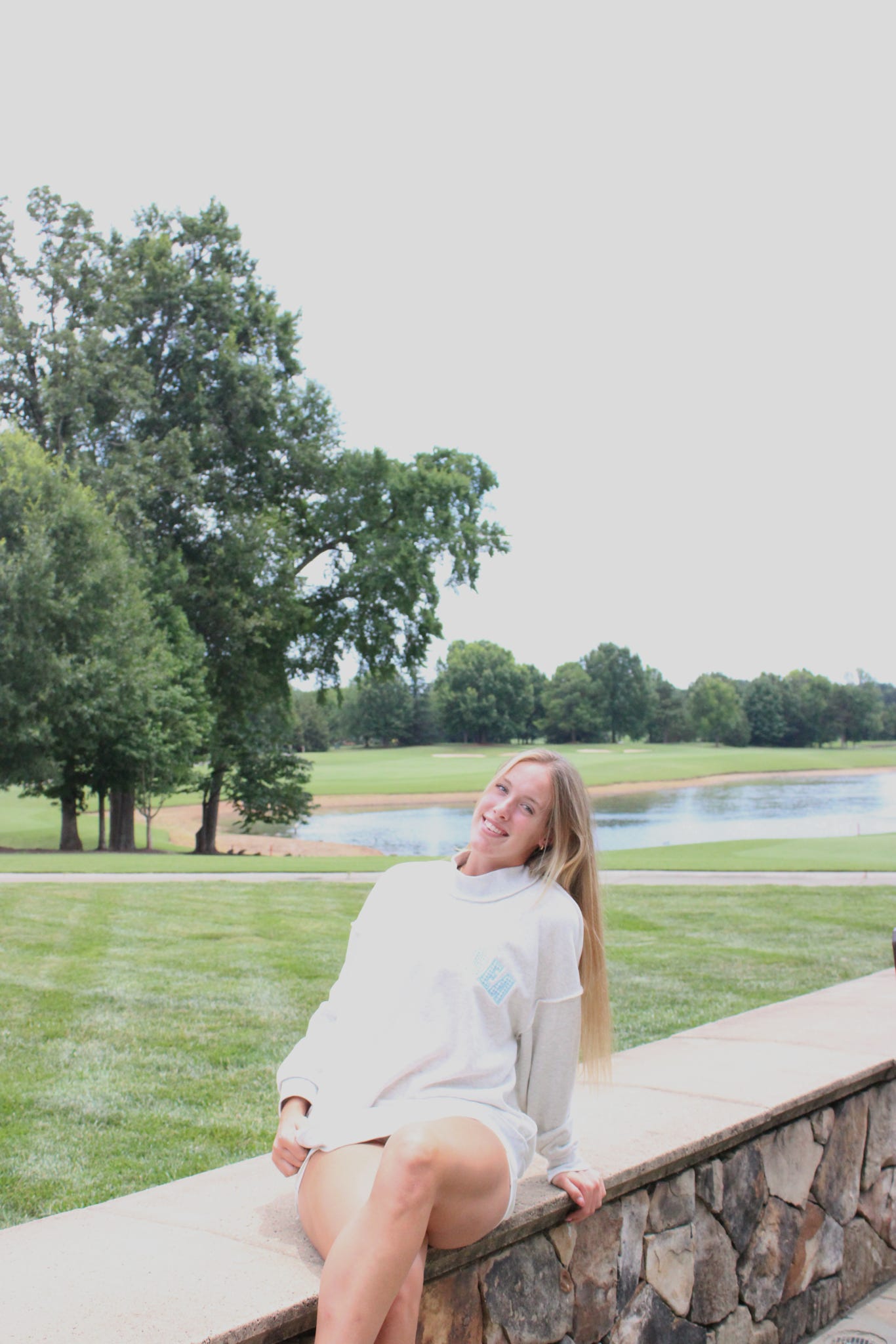 Collins Hydrangea Mock Neck