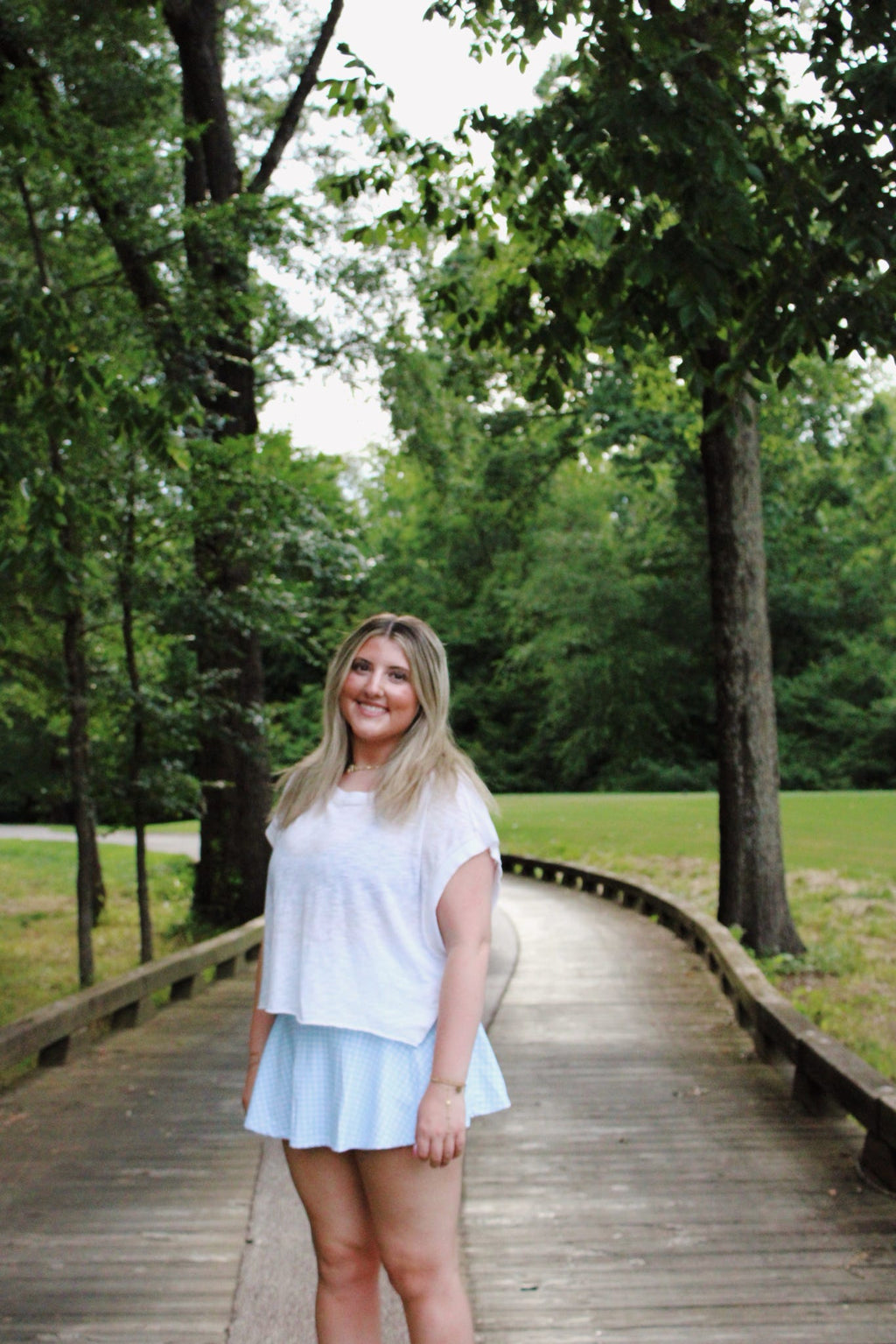 Jessica Gingham Skirt