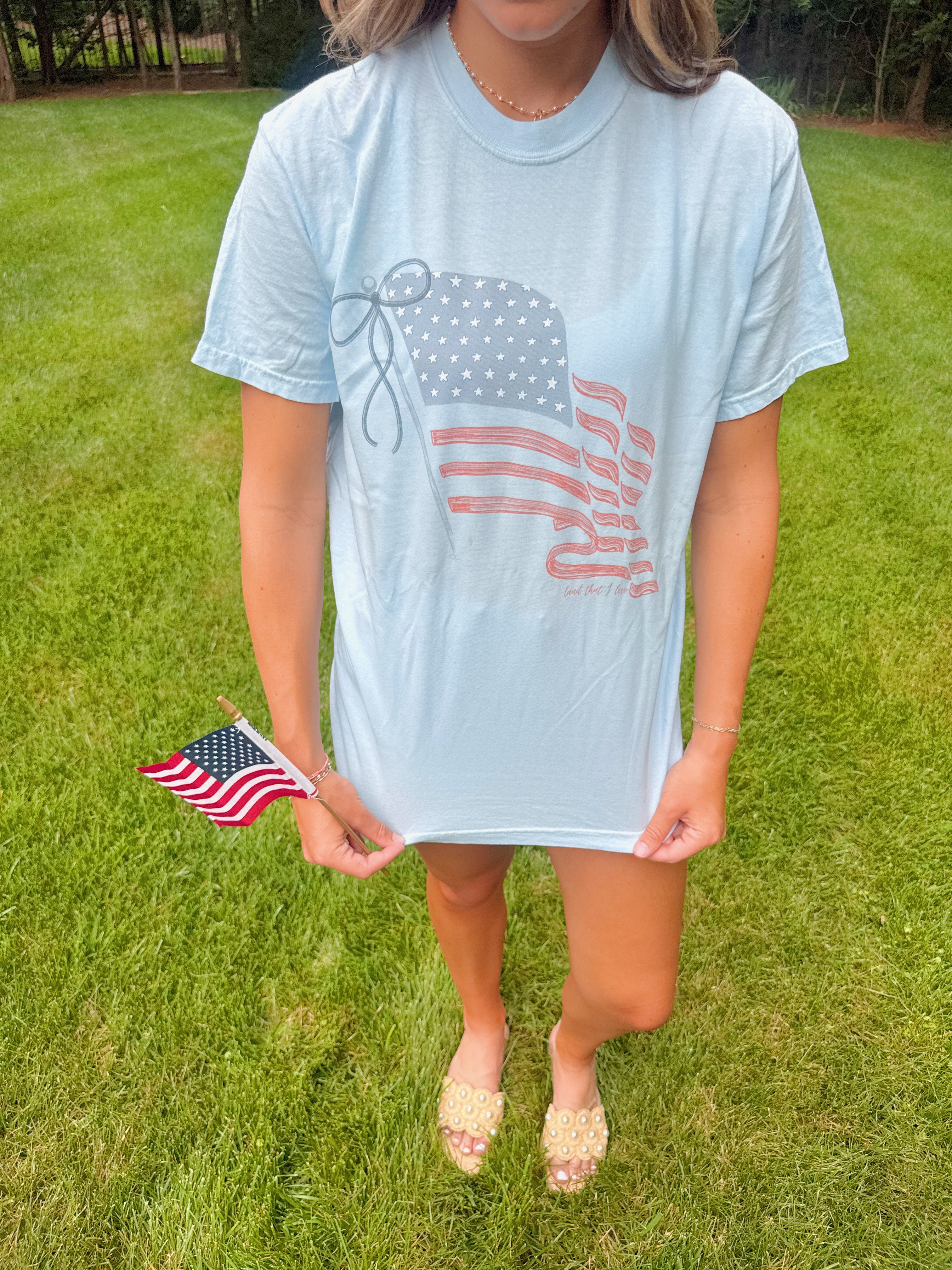 American Flag 4th of July Collection Graphic Tee