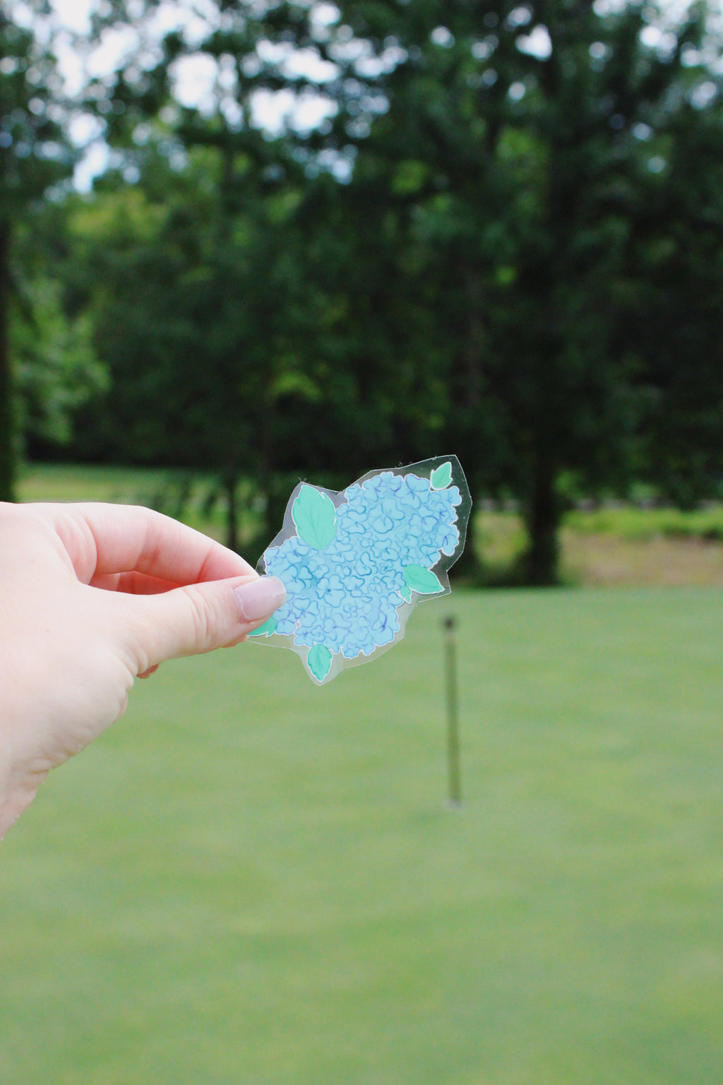 Hydrangea Blue Stickers