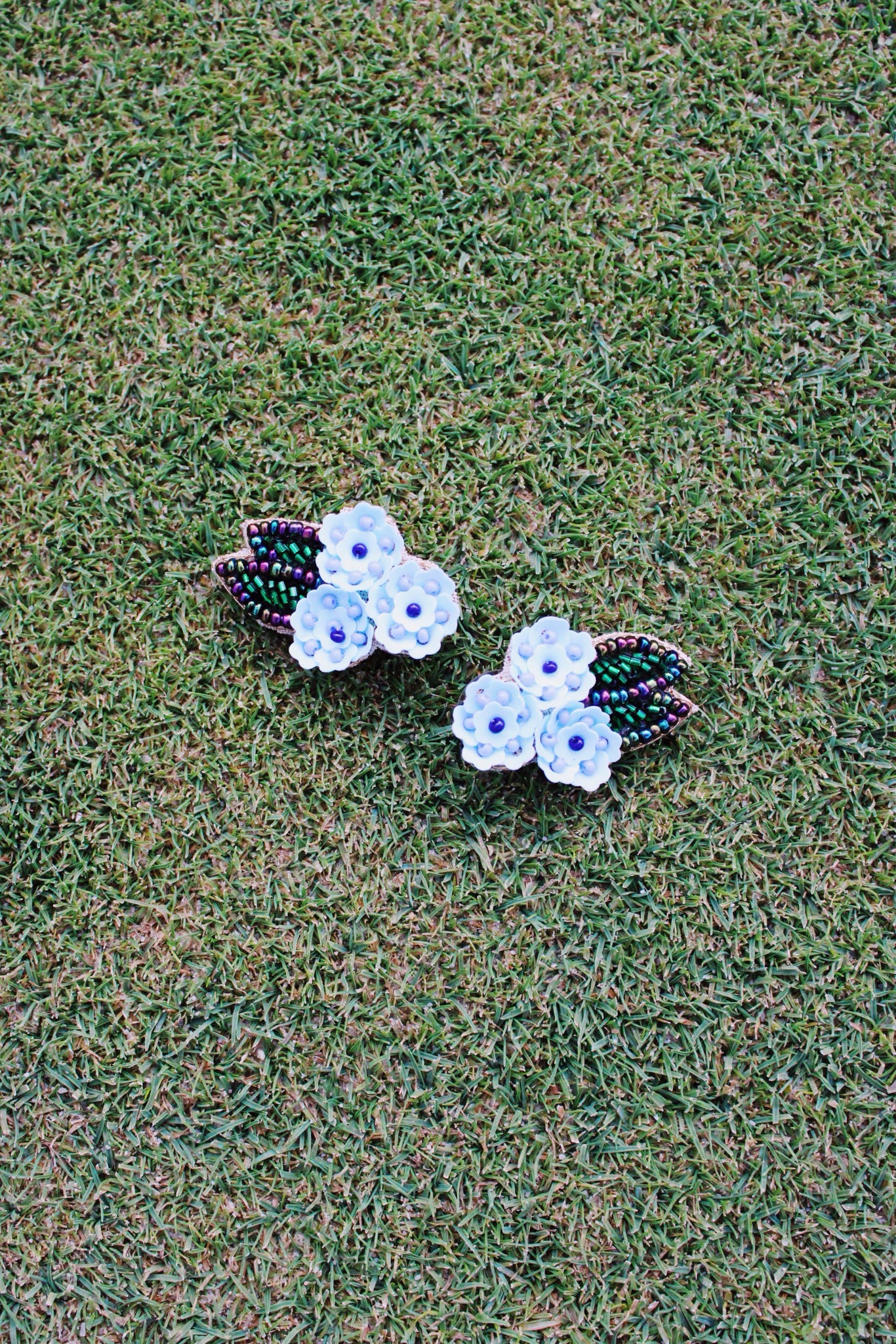 Tamara Hydrangea Flower Earrings