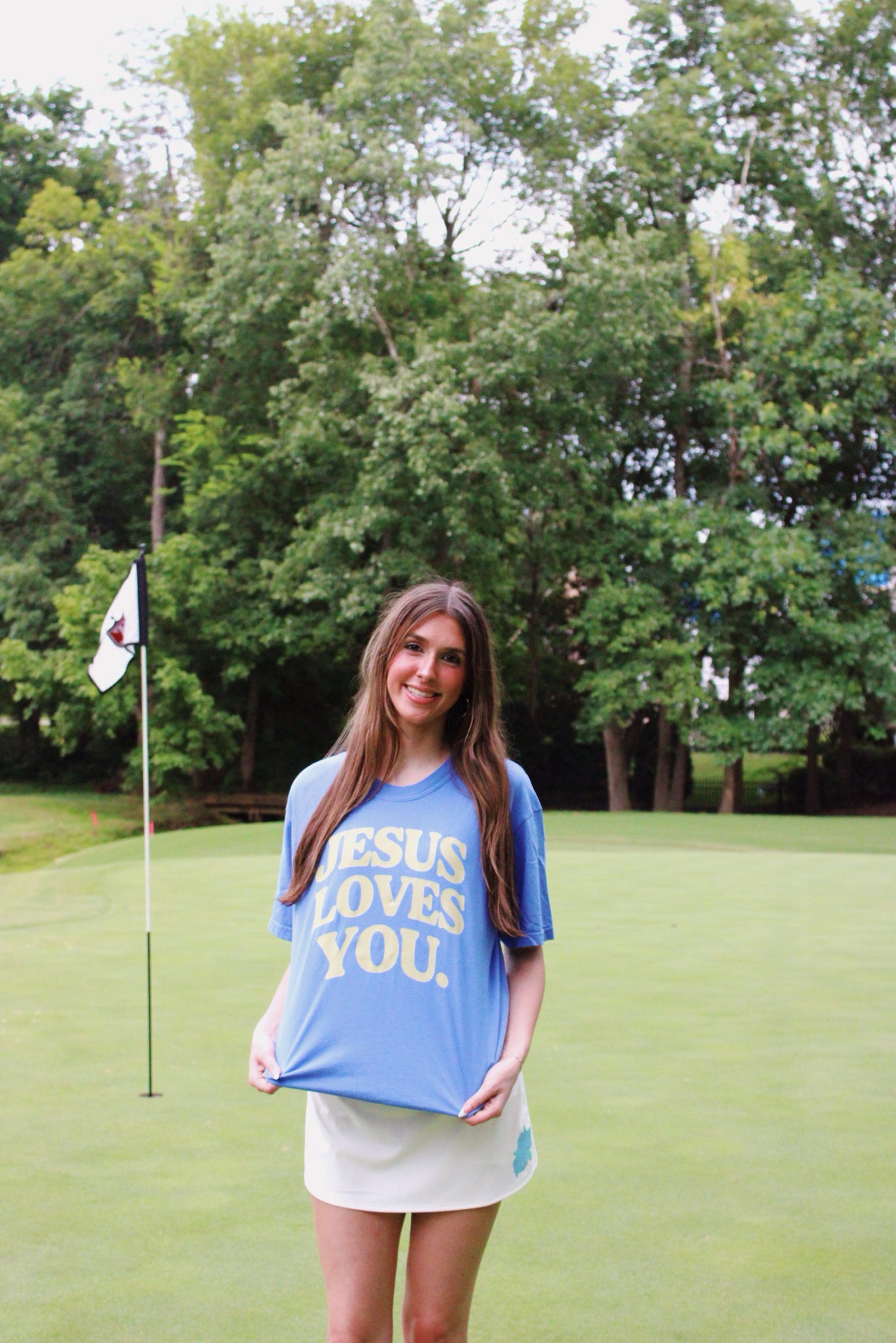 Janice Jesus Loves You Tee