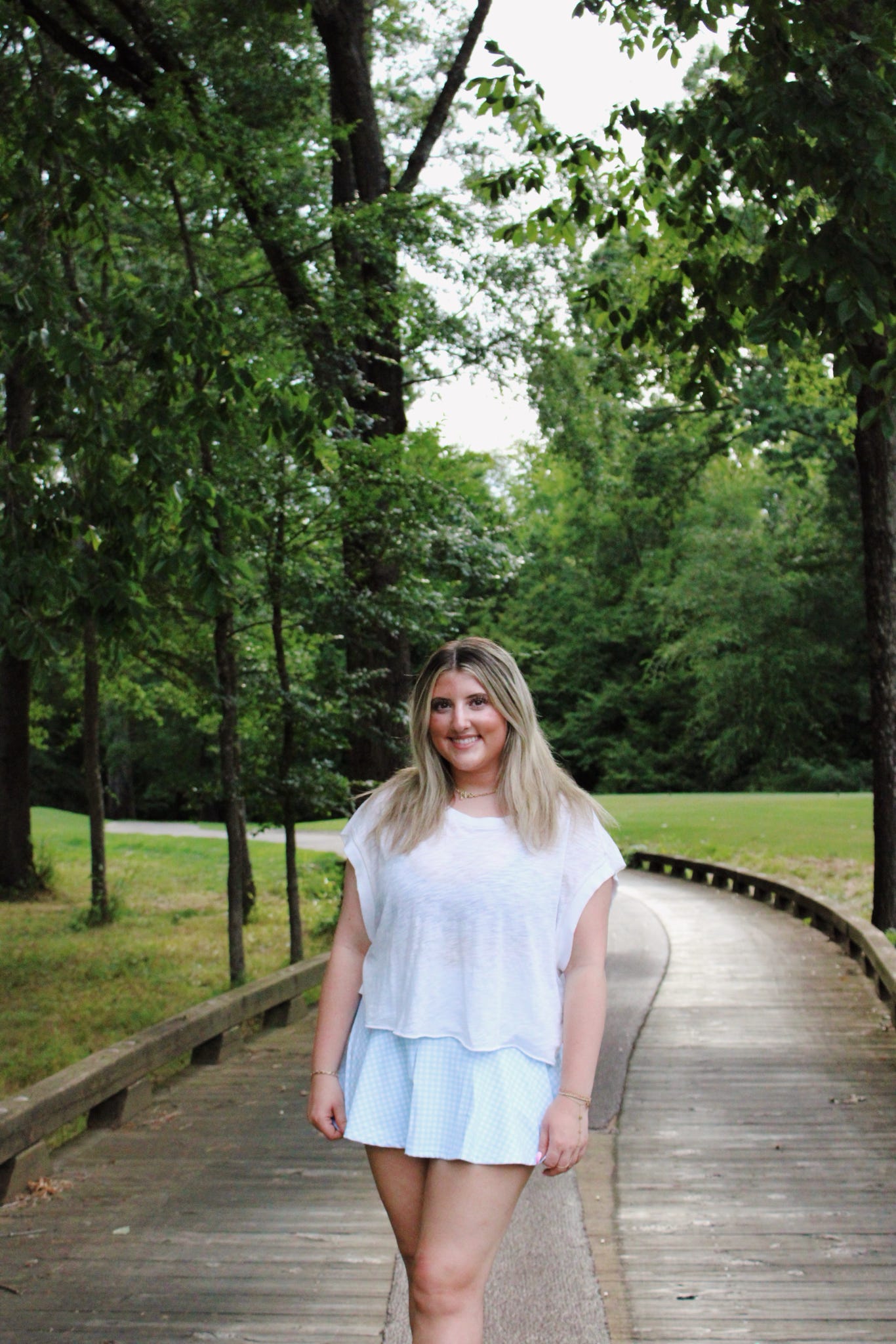 Jessica Gingham Skirt