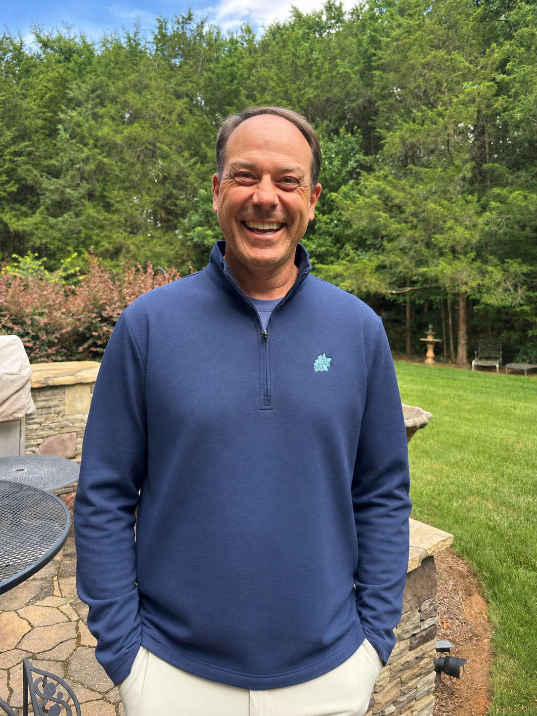 The Hammer Mens Quarter Zip Pullover