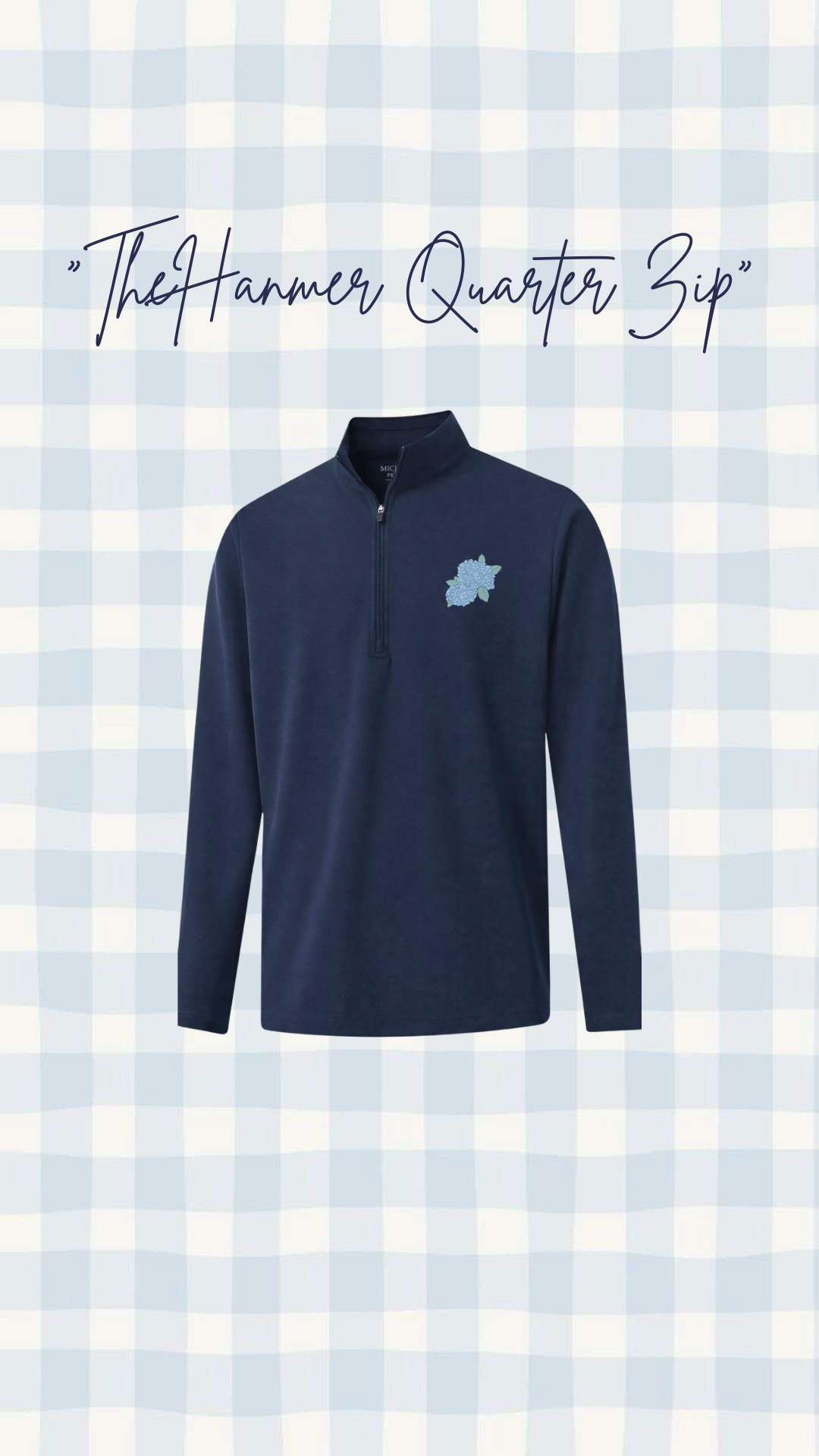 The Hammer Mens Quarter Zip Pullover
