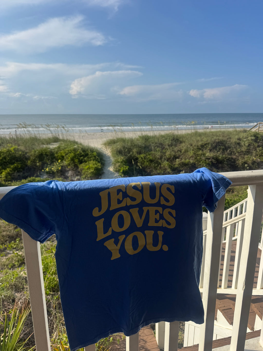 Janice Jesus Loves You Tee