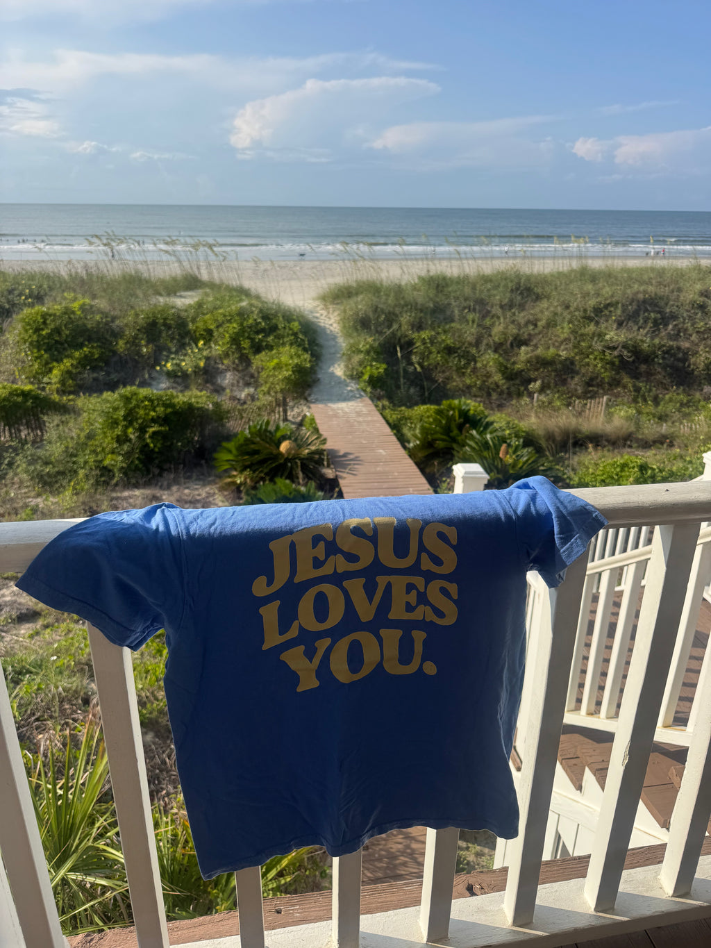 Janice Jesus Loves You Tee