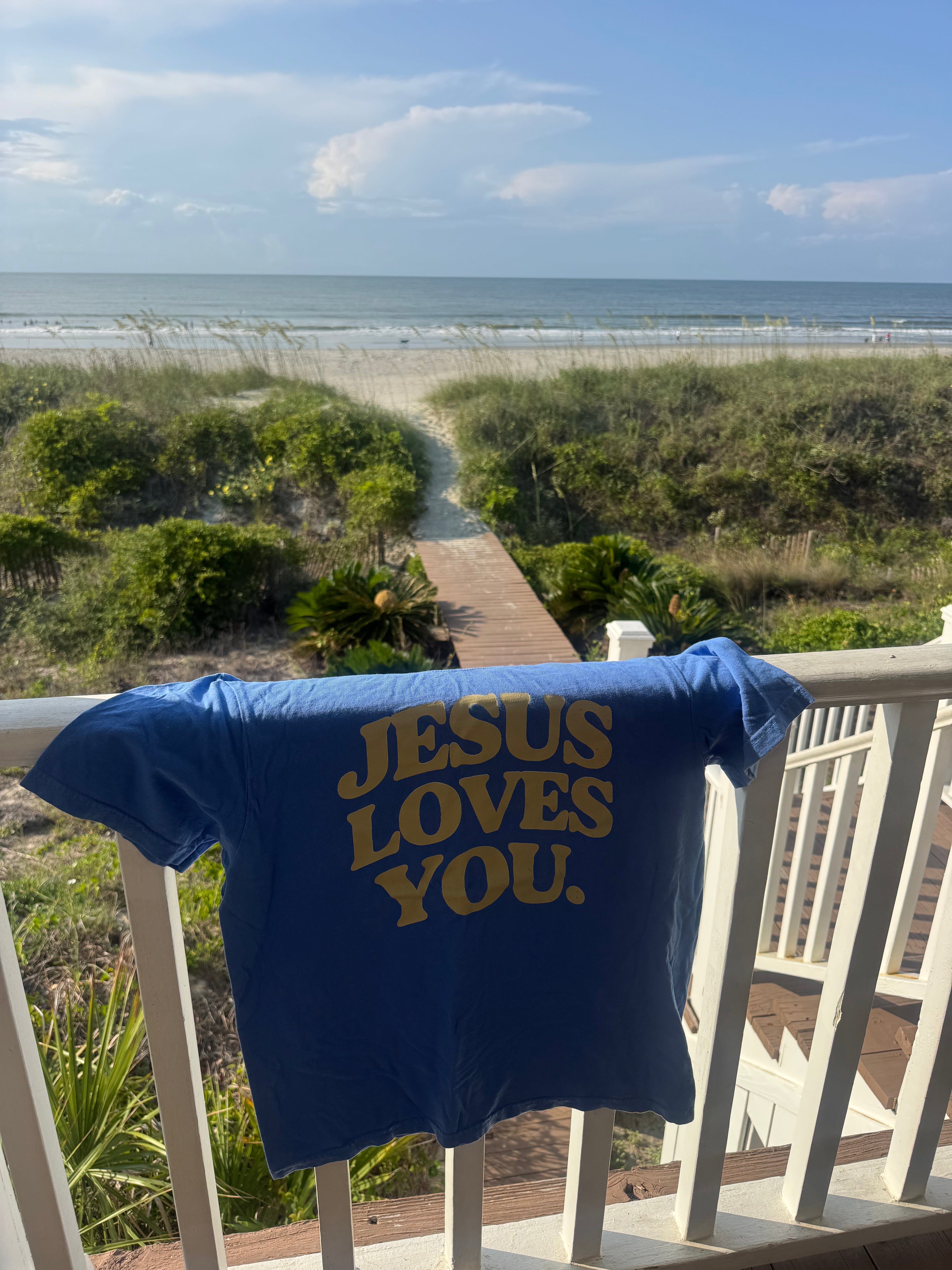 Janice Jesus Loves You Tee