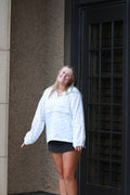 Blue Flower Wind Breaker