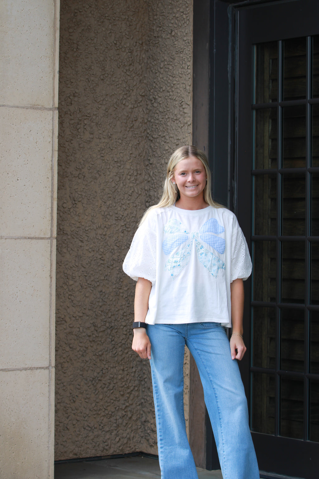 Patchwork Bow Tee