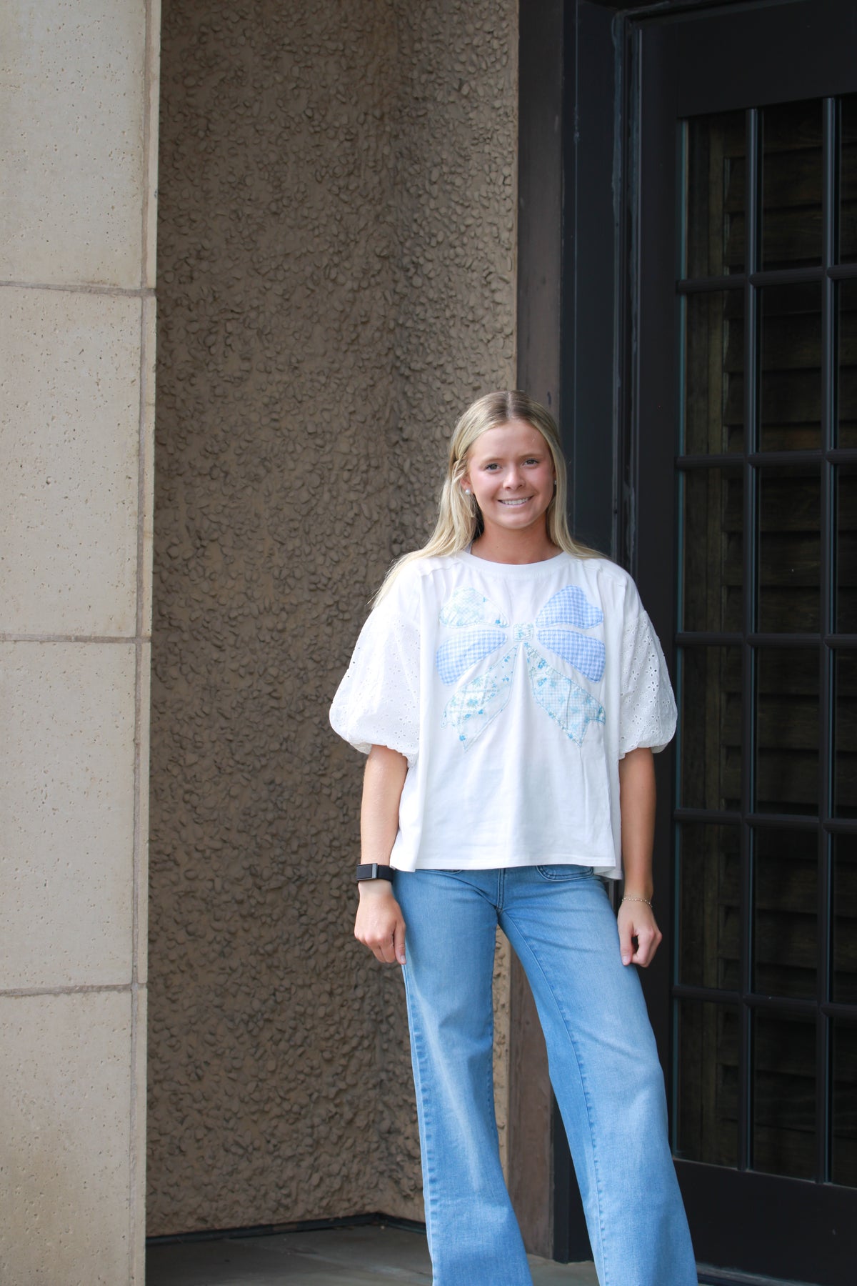 Patchwork Bow Tee
