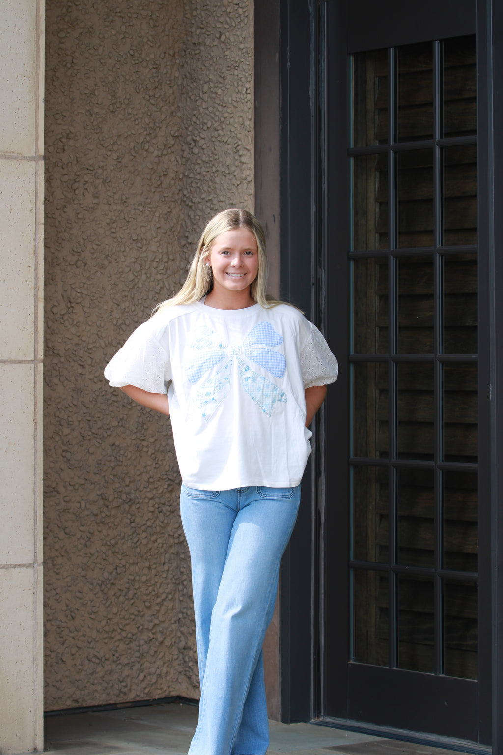 Patchwork Bow Tee