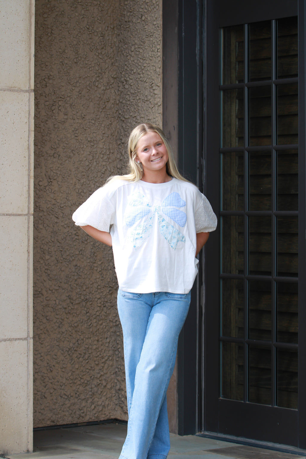 Patchwork Bow Tee